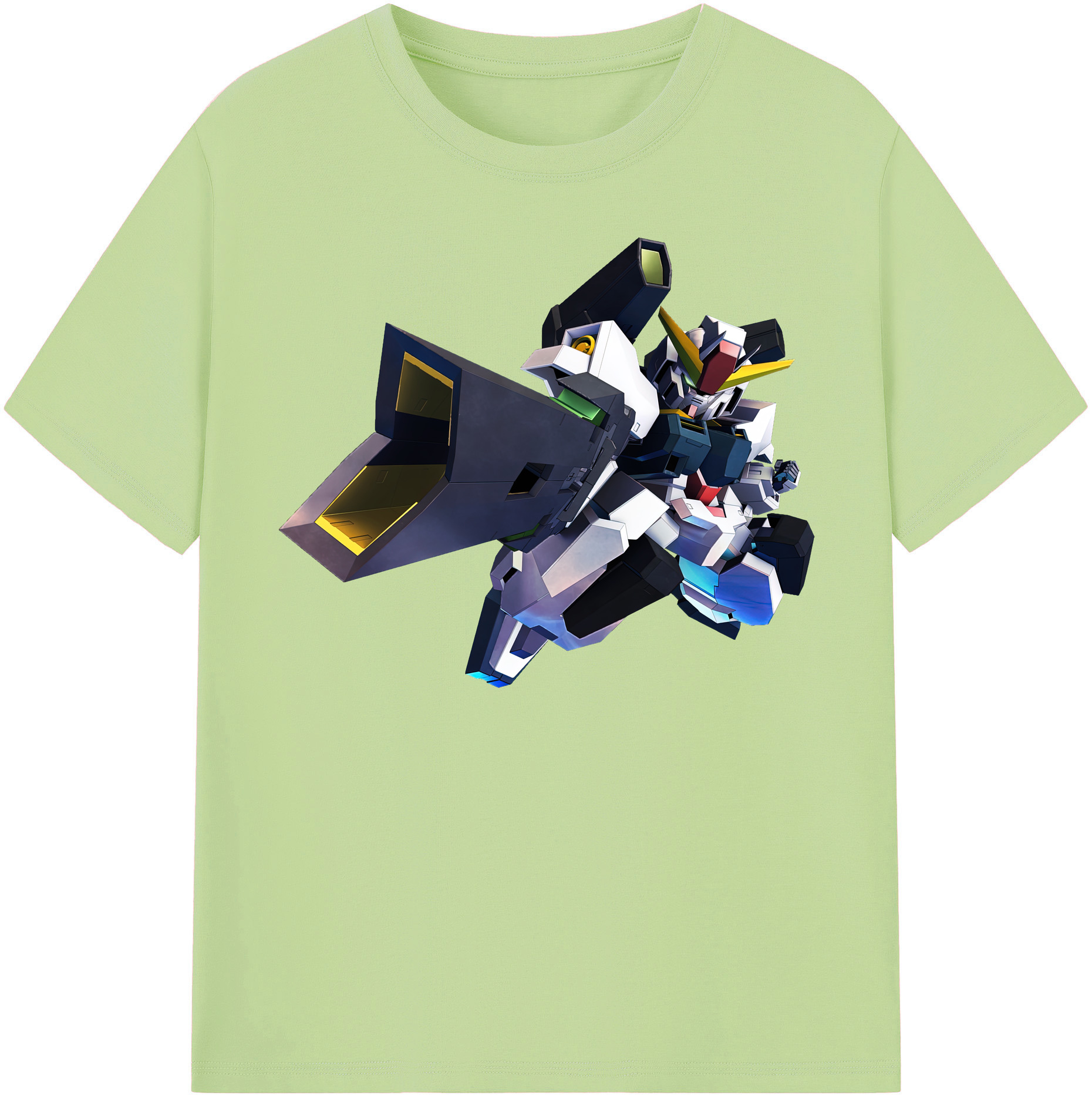 （画像用） 機動戦士ガンダム Mobile Suit Gundam 綿100％半袖Tシャツ（フロントプリント）